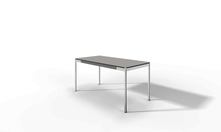USM Haller Tisch, Tiefe 750 mm, in Fenix, aus 3 Farben wählbar, Tischlänge wählbar Produktbild