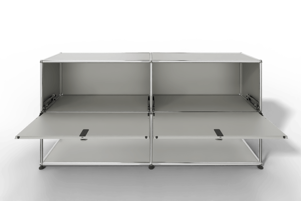 USM Haller Sideboard, 2 Klapptüren, untere Ebene offen Produktbild