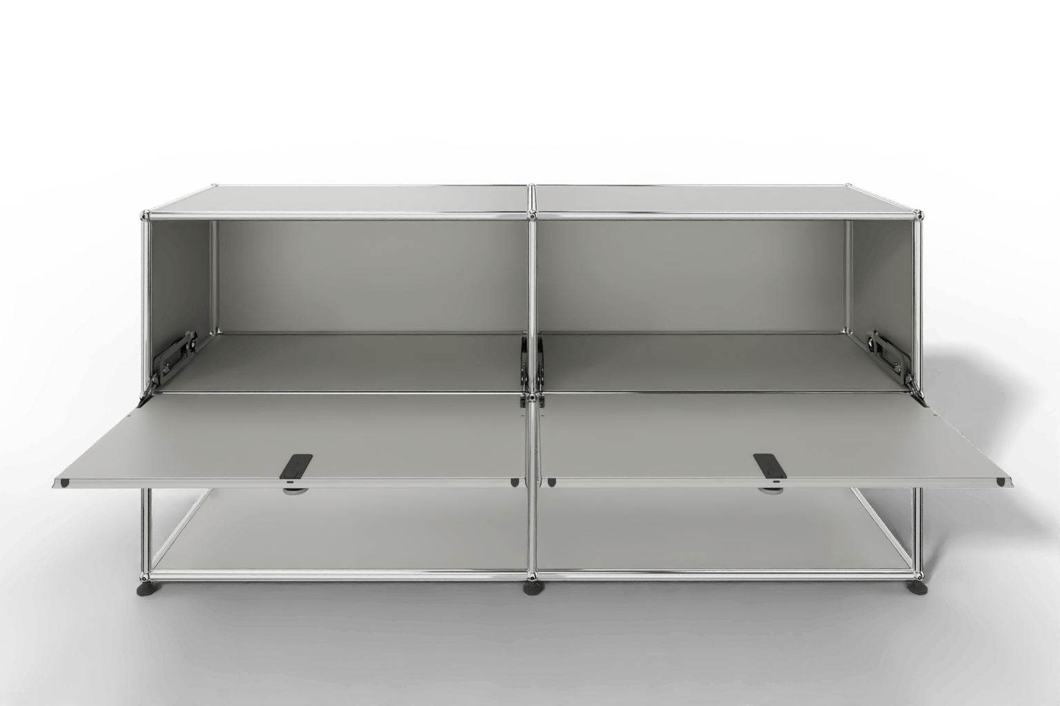 USM Haller Sideboard, 2 Klapptüren, untere Ebene offen Produktbild