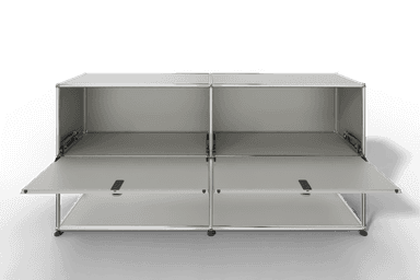 USM Haller Sideboard, 2 Klapptüren, untere Ebene offen Produktbild