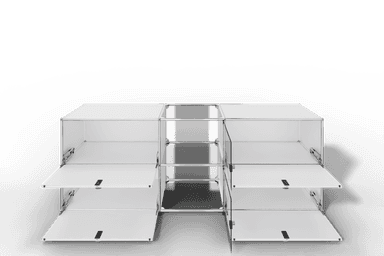 USM Haller Sideboard mit Vitrinen-Element Produktbild