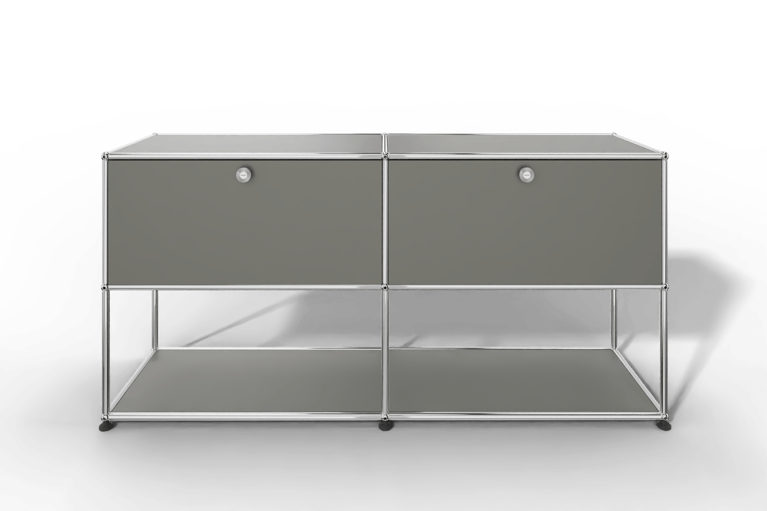 USM Haller Sideboard, 2 Klapptüren, untere Ebene offen Produktbild