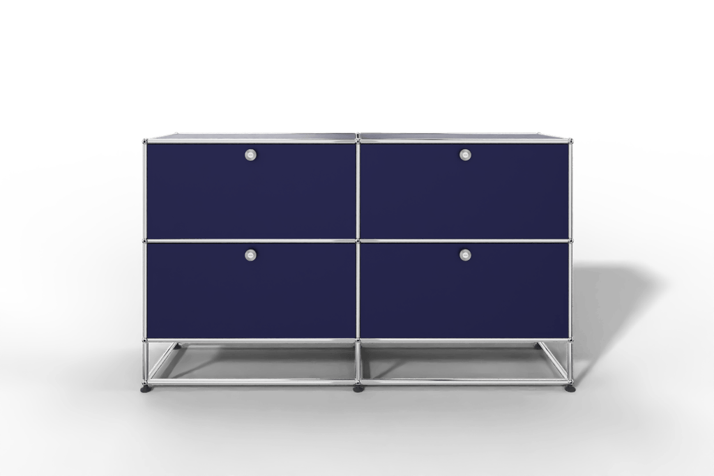 USM Haller Sideboard, mit 4 Klapptüren und Sockel von Paul Schärer & Fritz Haller