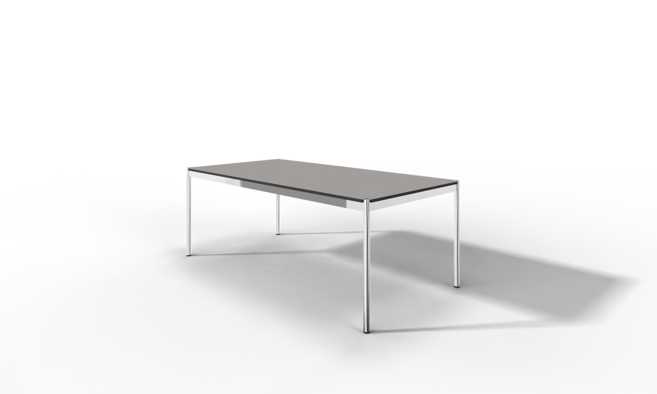 USM Haller Tisch, Tiefe 1000 mm, in Fenix, aus 3 Farben wählbar, Tischlänge wählbar Produktbild