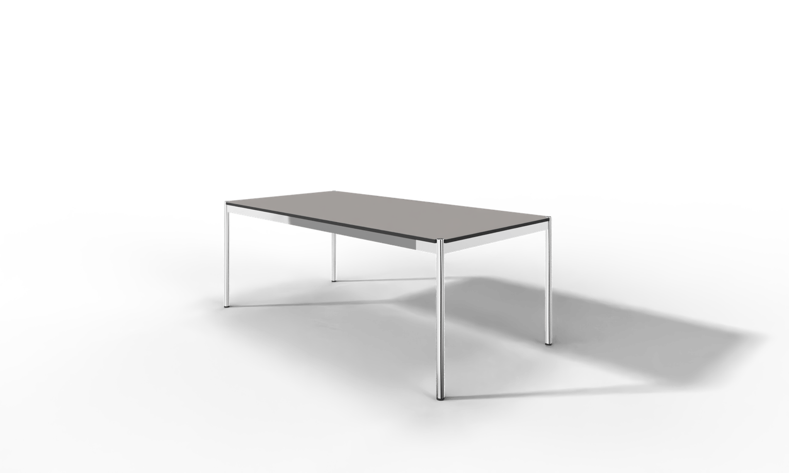 USM Haller Tisch, Tiefe 1000 mm, in Fenix, aus 3 Farben wählbar, Tischlänge wählbar Produktbild
