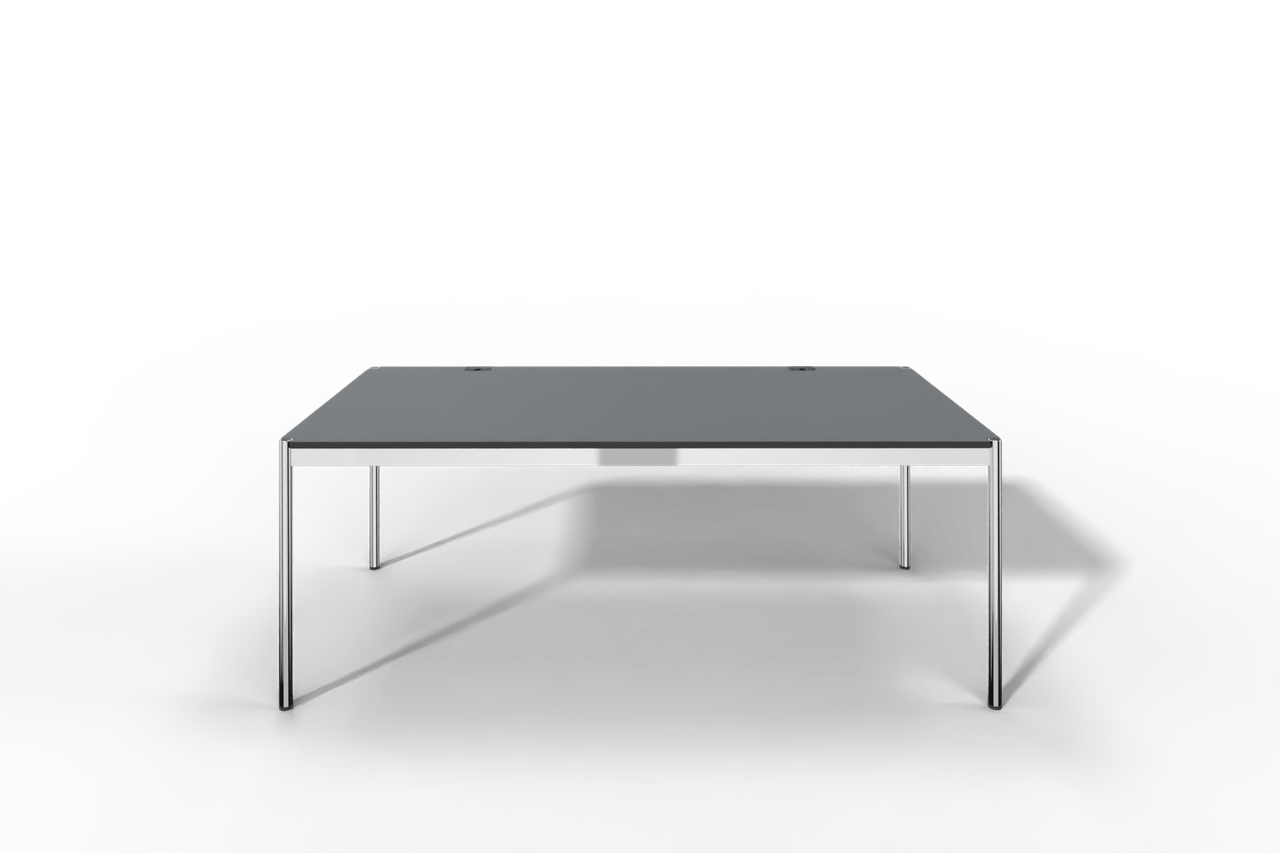 USM Haller Tisch Plus,Tiefe 1000 mm, Oberfläche Linoleum Produktbild