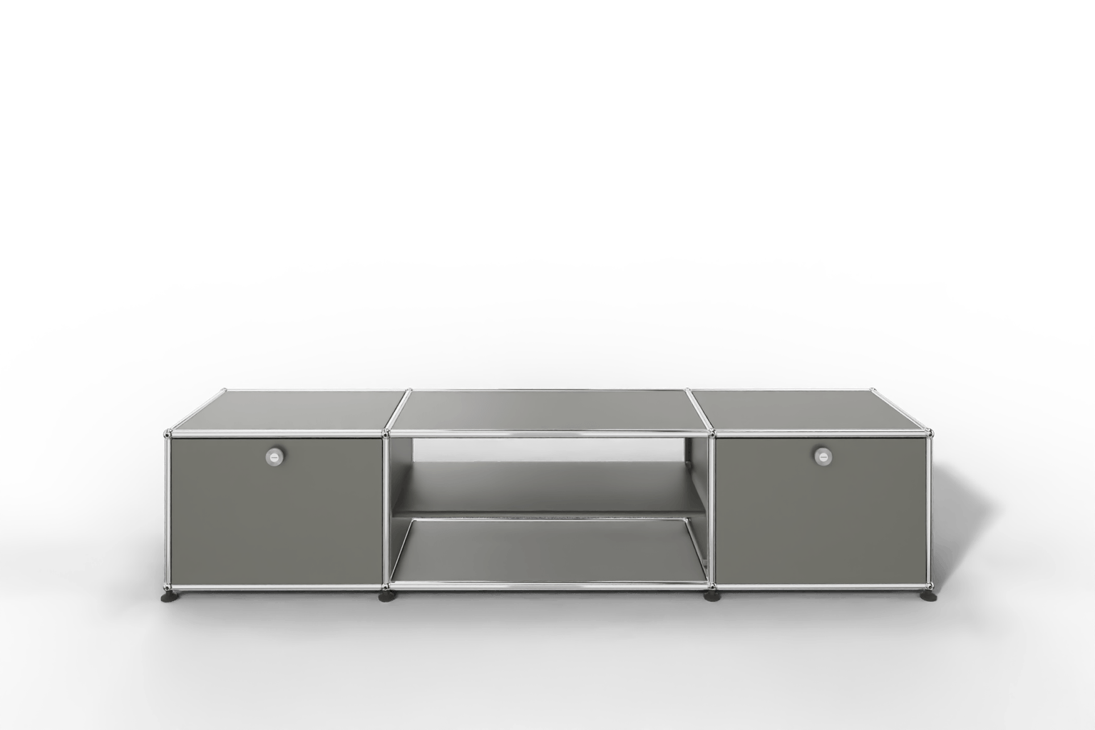 USM Haller TV-Lowboard mit Mittelteil und Zwischentablar Produktbild