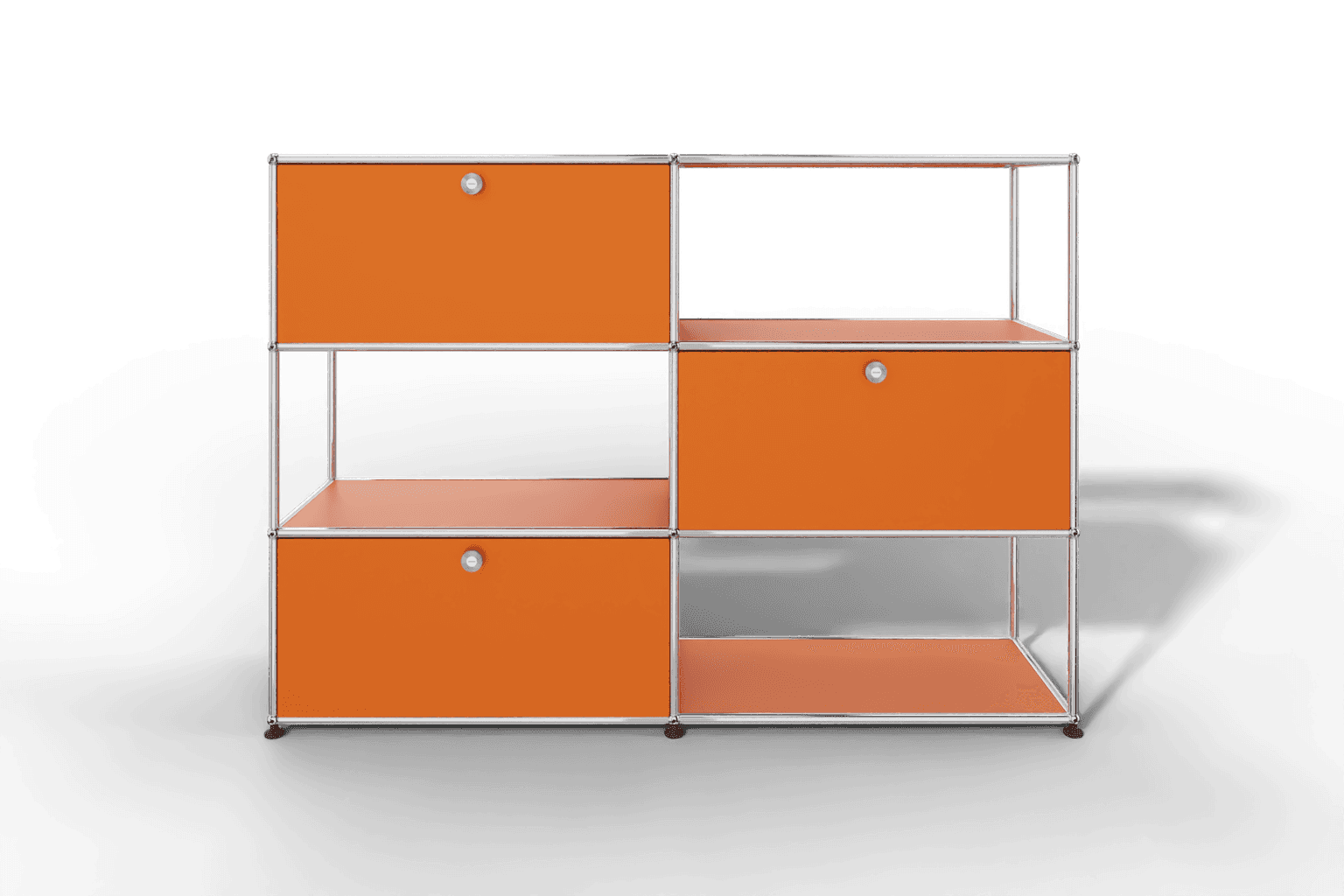 USM Haller Highboard/Raumteiler, 3 offene Elemente, 3 Klapptüren Produktbild