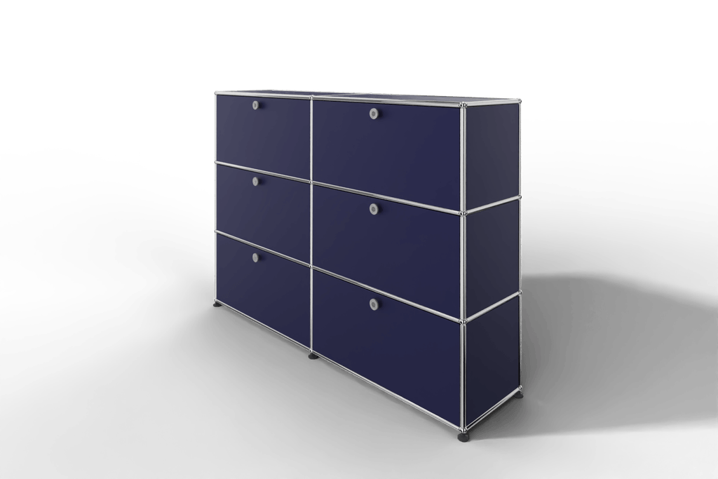 USM Haller Highboard, mit 6 Klapptüren, von Paul Schärer & Fritz Haller Produktbild