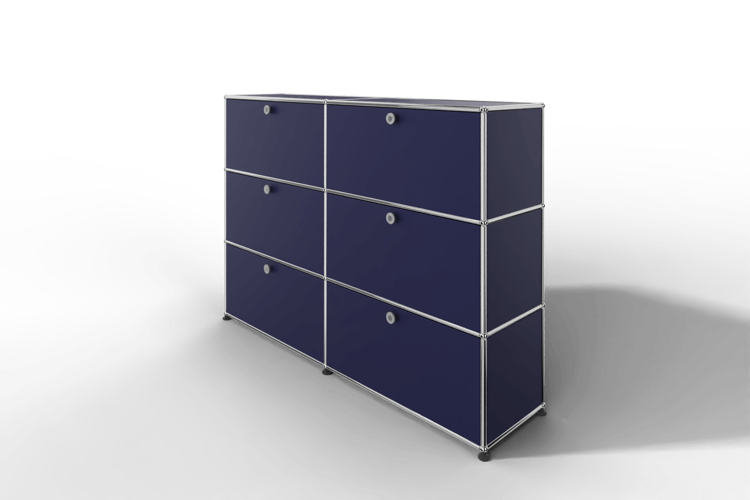 USM Haller Highboard, mit 6 Klapptüren, von Paul Schärer & Fritz Haller Produktbild