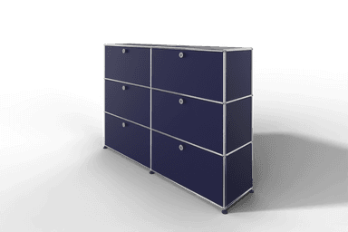 USM Haller Highboard, mit 6 Klapptüren, von Paul Schärer & Fritz Haller Produktbild