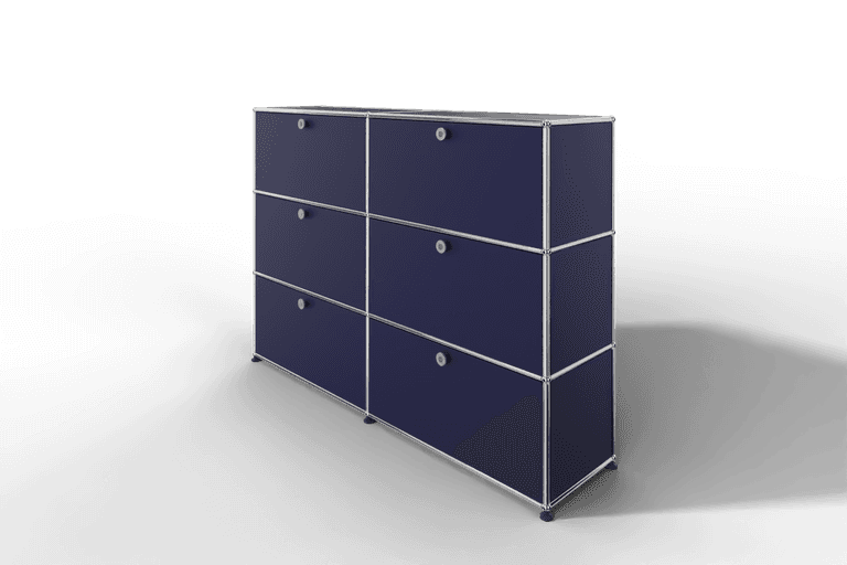 USM Haller Highboard, mit 6 Klapptüren, von Paul Schärer & Fritz Haller Produktbild