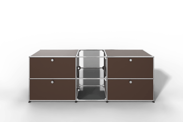 USM Haller Sideboard mit Vitrinen-Element