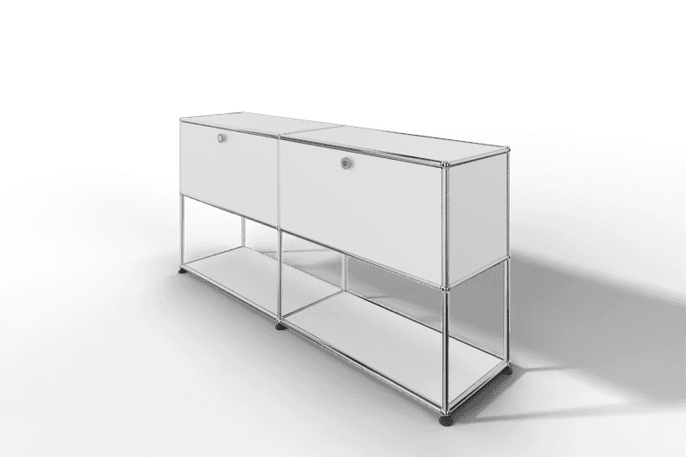 USM Haller Sideboard, 2 Klapptüren, untere Ebene offen Produktbild