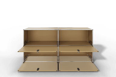 Farbe wählbar - USM Haller Sideboard, mit 4 Klapptüren Produktbild