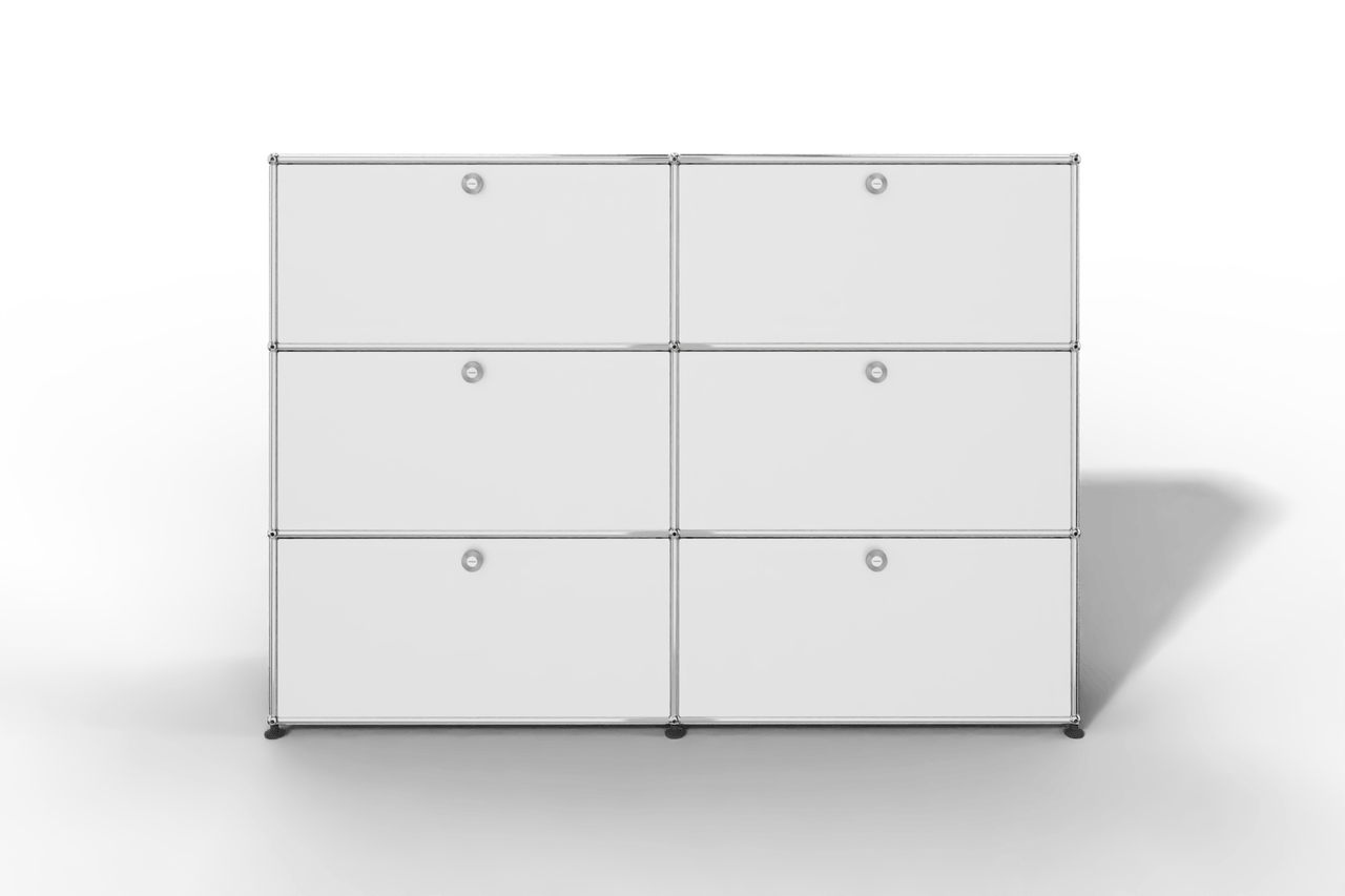 USM Haller Highboard, mit 6 Klapptüren, von Paul Schärer & Fritz Haller Produktbild