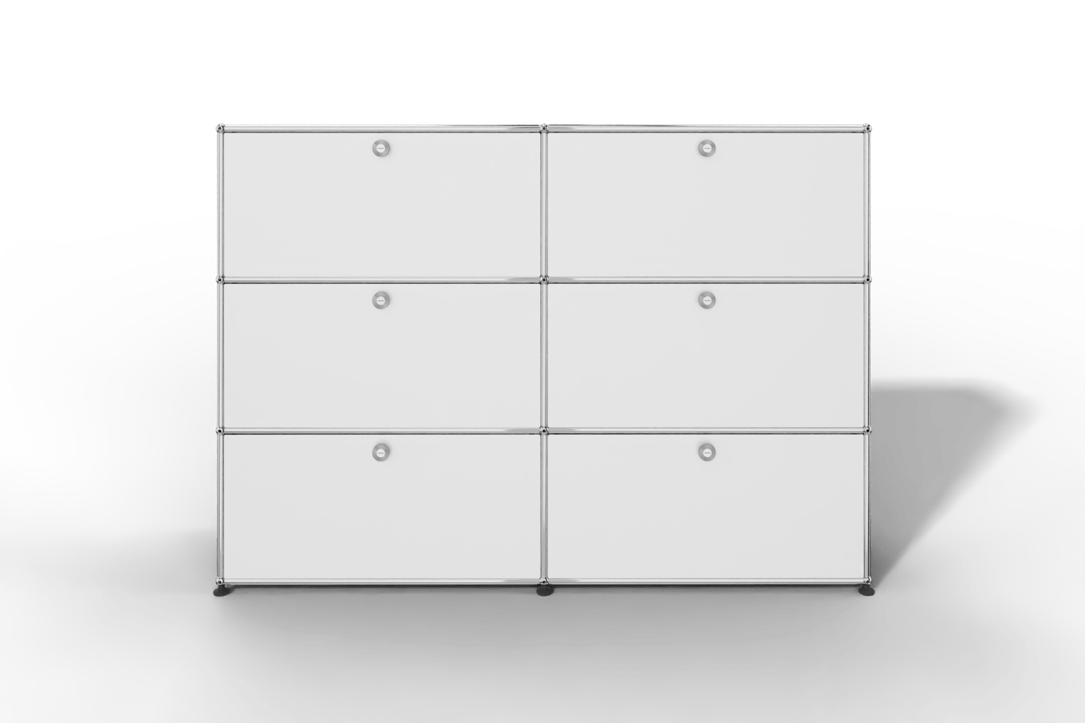 USM Haller Highboard, mit 6 Klapptüren, von Paul Schärer & Fritz Haller Produktbild