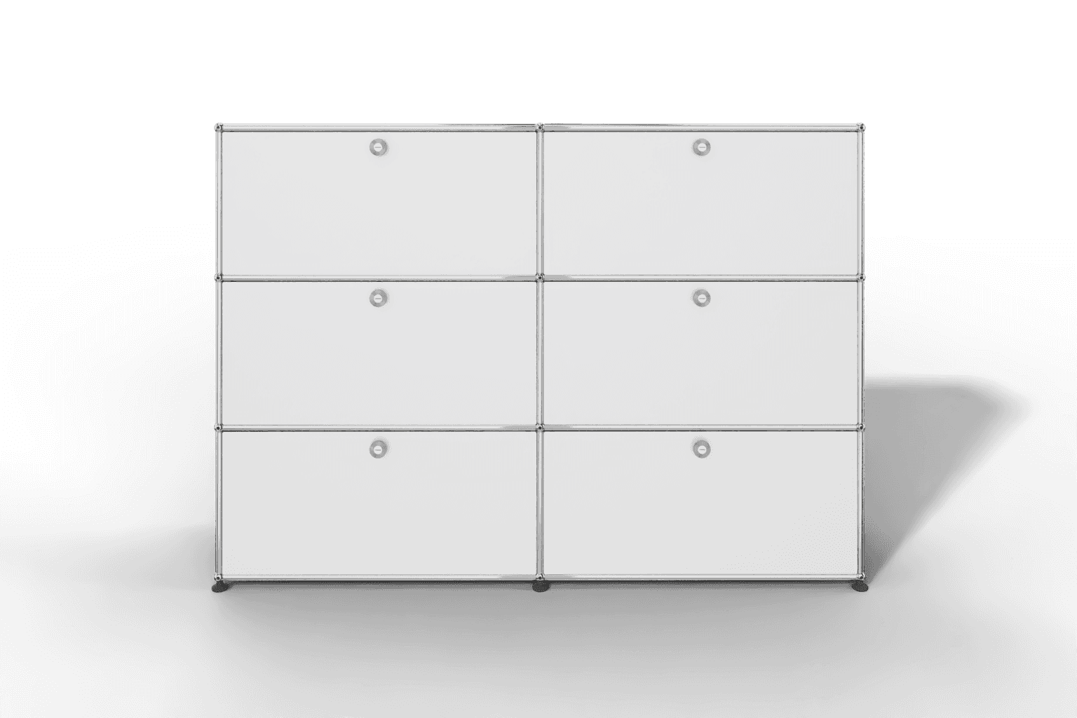 USM Haller Highboard, mit 6 Klapptüren, von Paul Schärer & Fritz Haller Produktbild