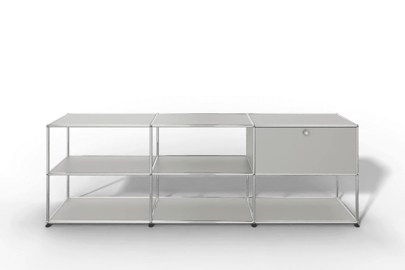 USM Haller Sideboard offen mit einer Klapptüre Produktbild
