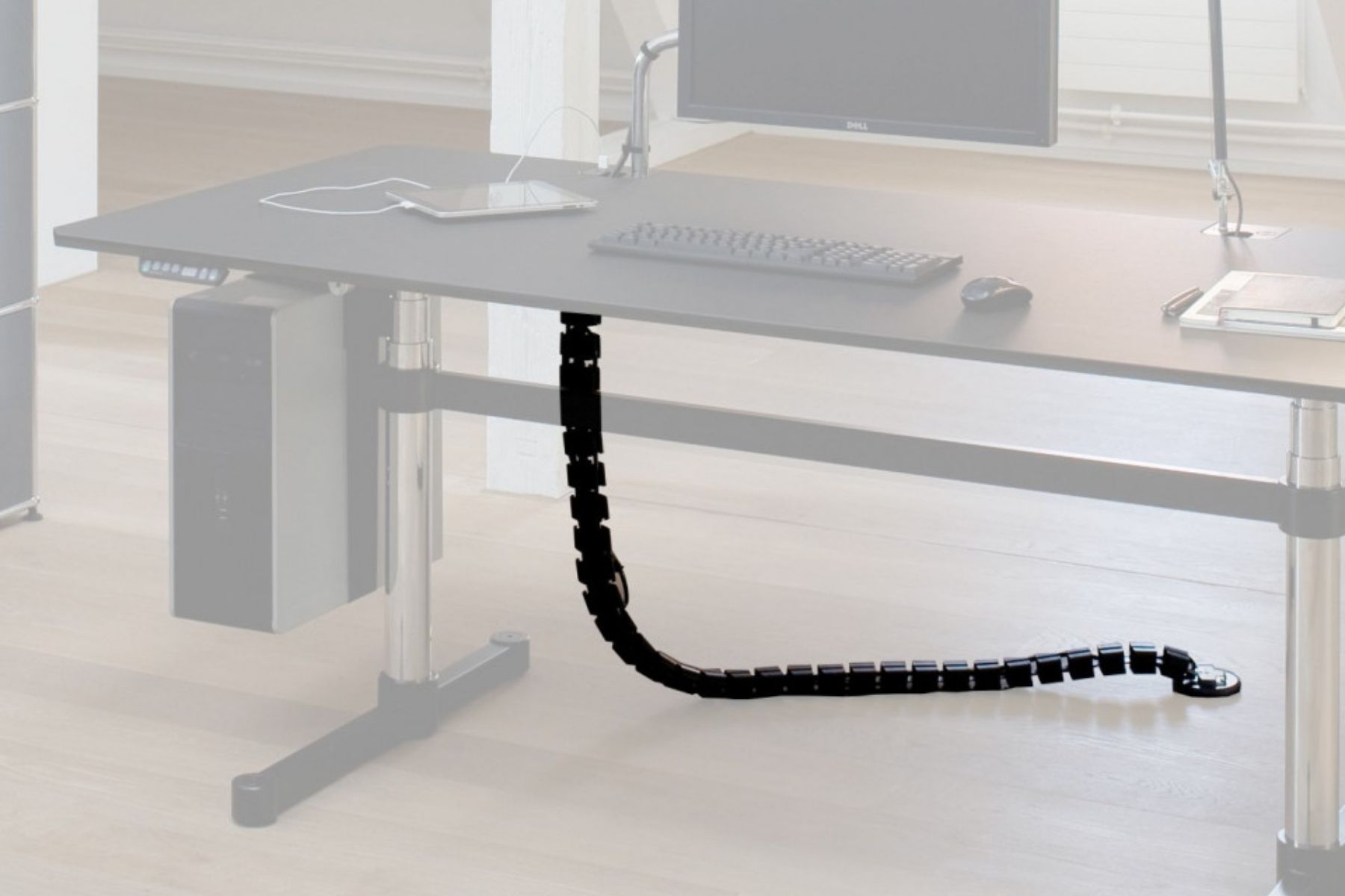 USM Gliederkette als Kabelführung, Länge 1400 mm Produktbild