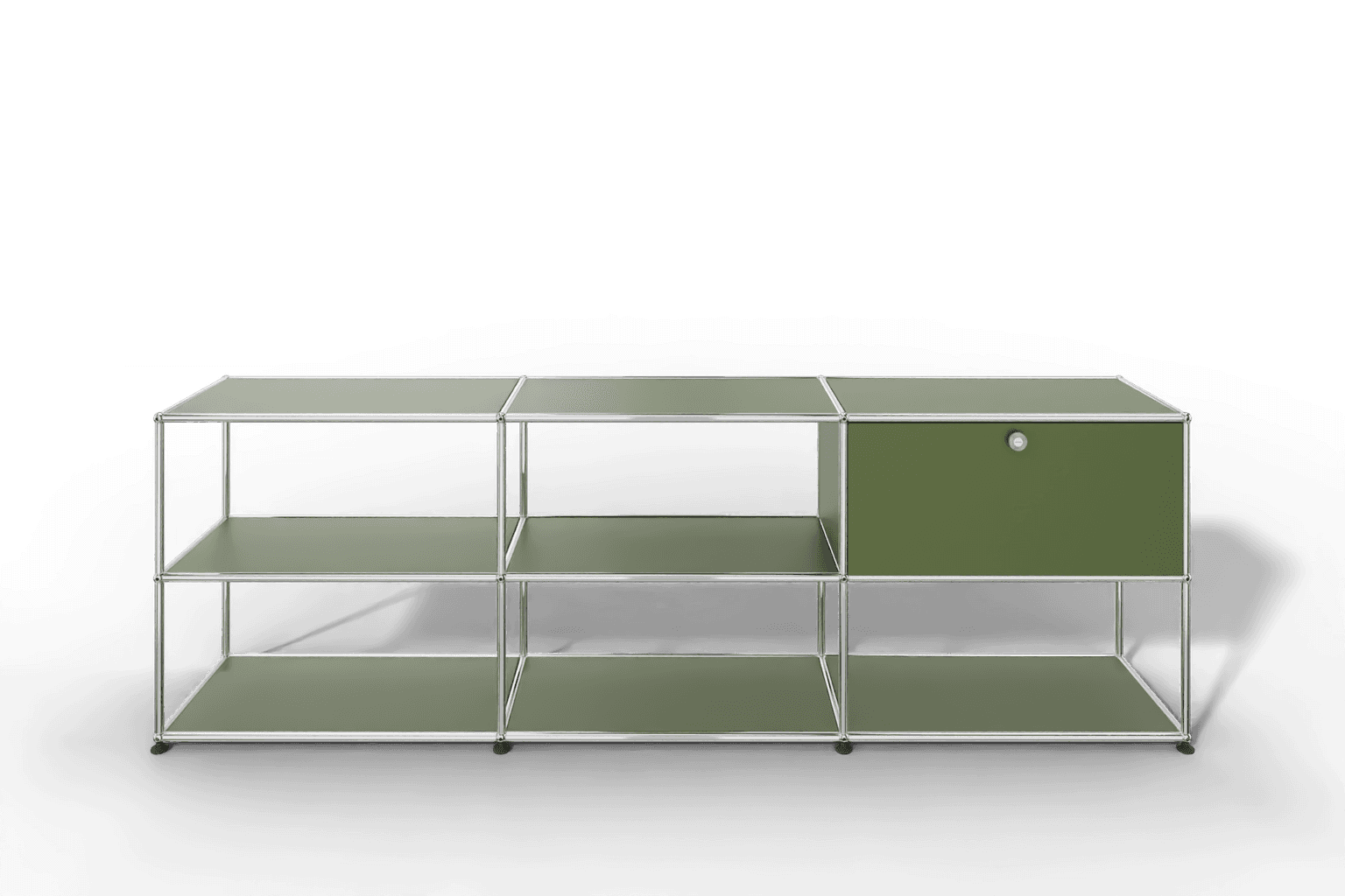USM Haller Sideboard offen mit einer Klapptüre Produktbild