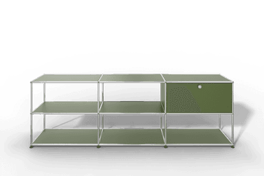 USM Haller Sideboard offen mit einer Klapptüre Produktbild