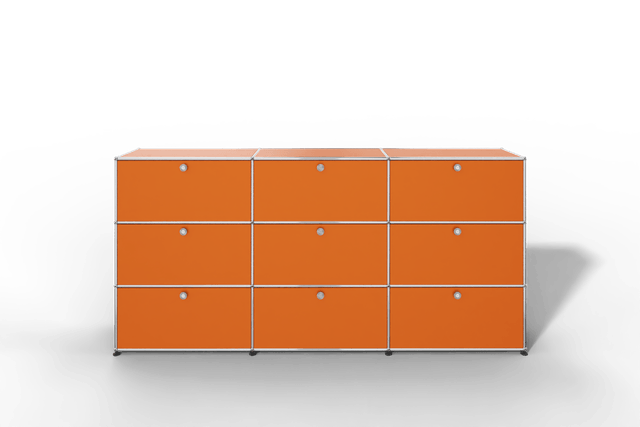 USM Haller Highboard mit 9 Klapptüren