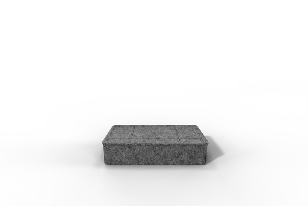 USM Inos Box tief, 250 mit Tablett - wählbar in Anthrazit oder Hellgrau