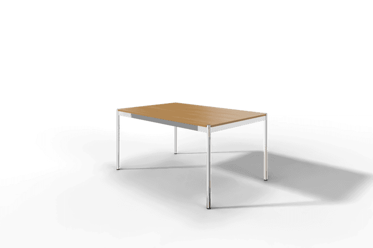 USM Haller Tisch, Tiefe 1000 mm, Holz furniert, geölt / lackiert, Oberfläche wählbar, Länge wählbar Produktbild