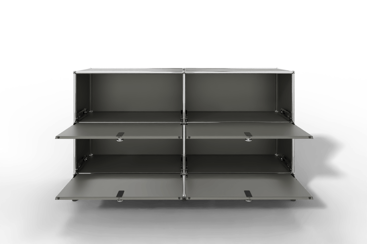 USM Haller Sideboard, mit 4 Klapptüren und Sockel von Paul Schärer & Fritz Haller Produktbild