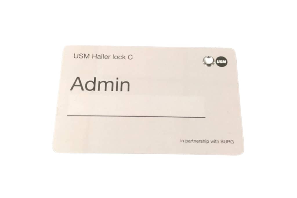 USM Haller Admin-Karte für Schloss C