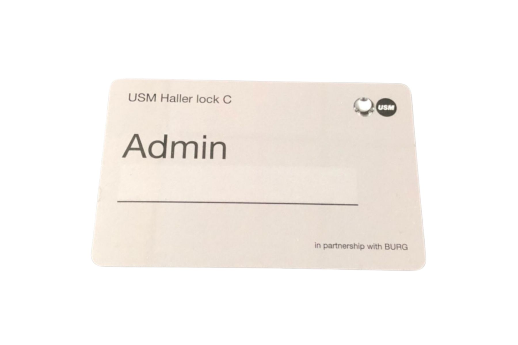 USM Haller Admin-Karte für Schloss C Produktbild