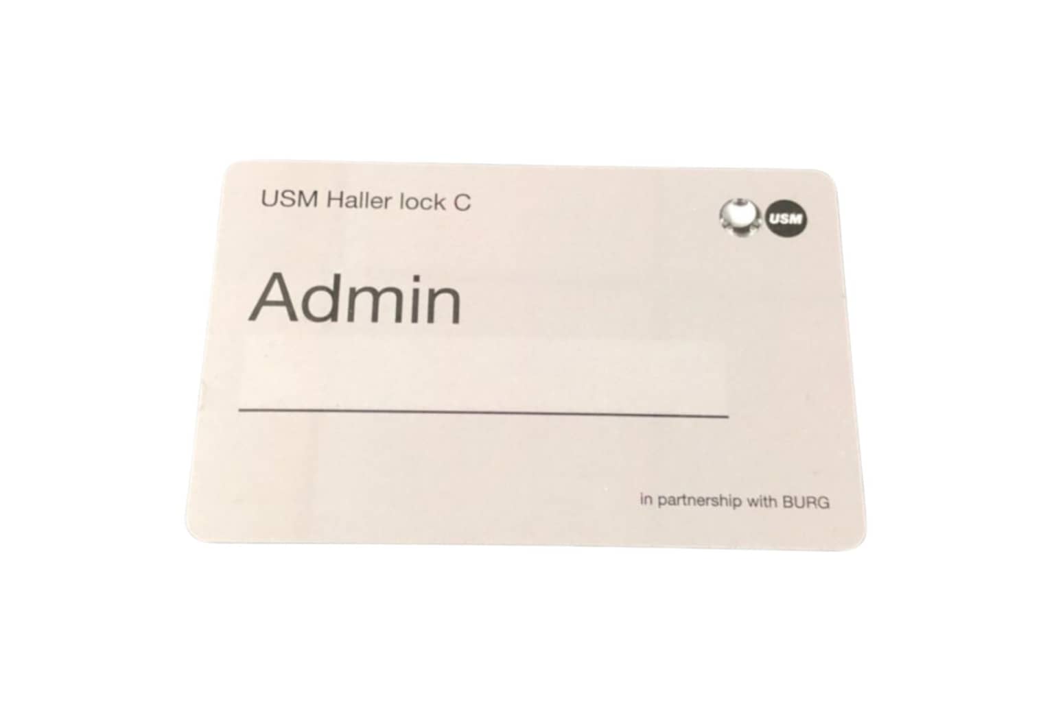 USM Haller Admin-Karte für Schloss C Produktbild