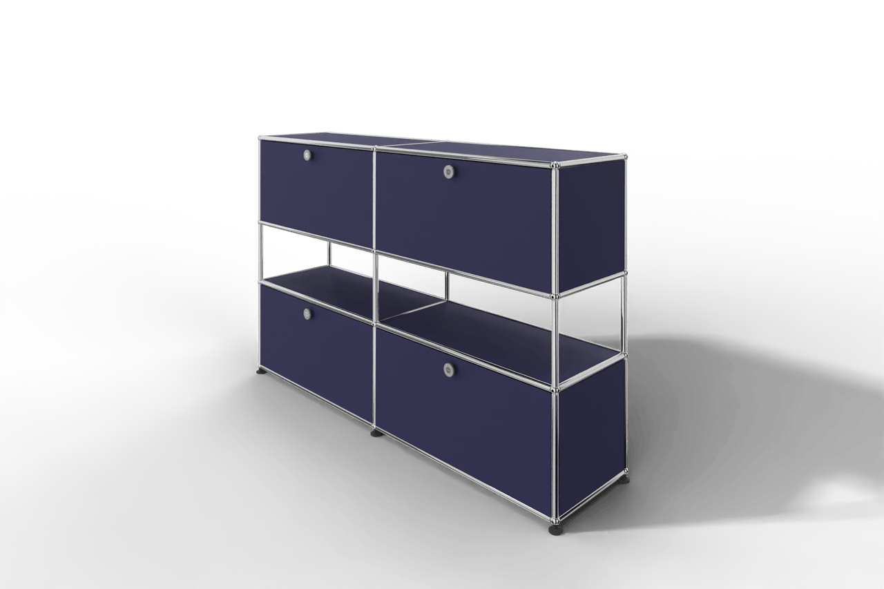 USM Haller Highboard mit 4 Klapptüren und offener Ebene Produktbild