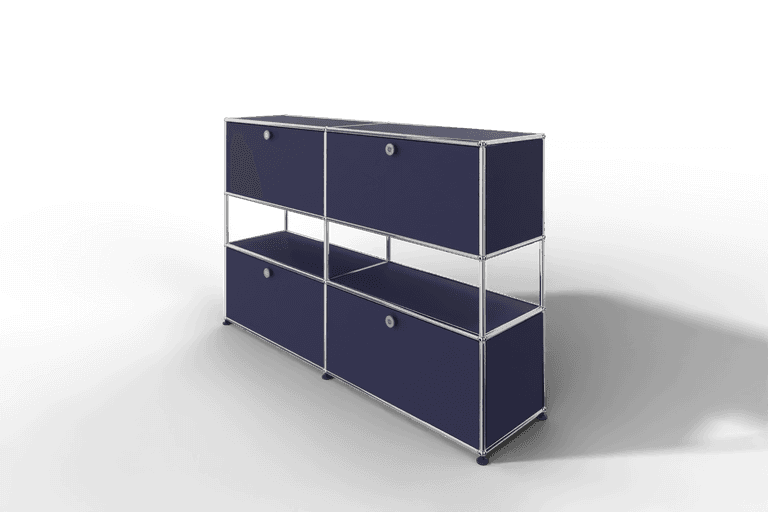 USM Haller Highboard mit 4 Klapptüren und offener Ebene Produktbild