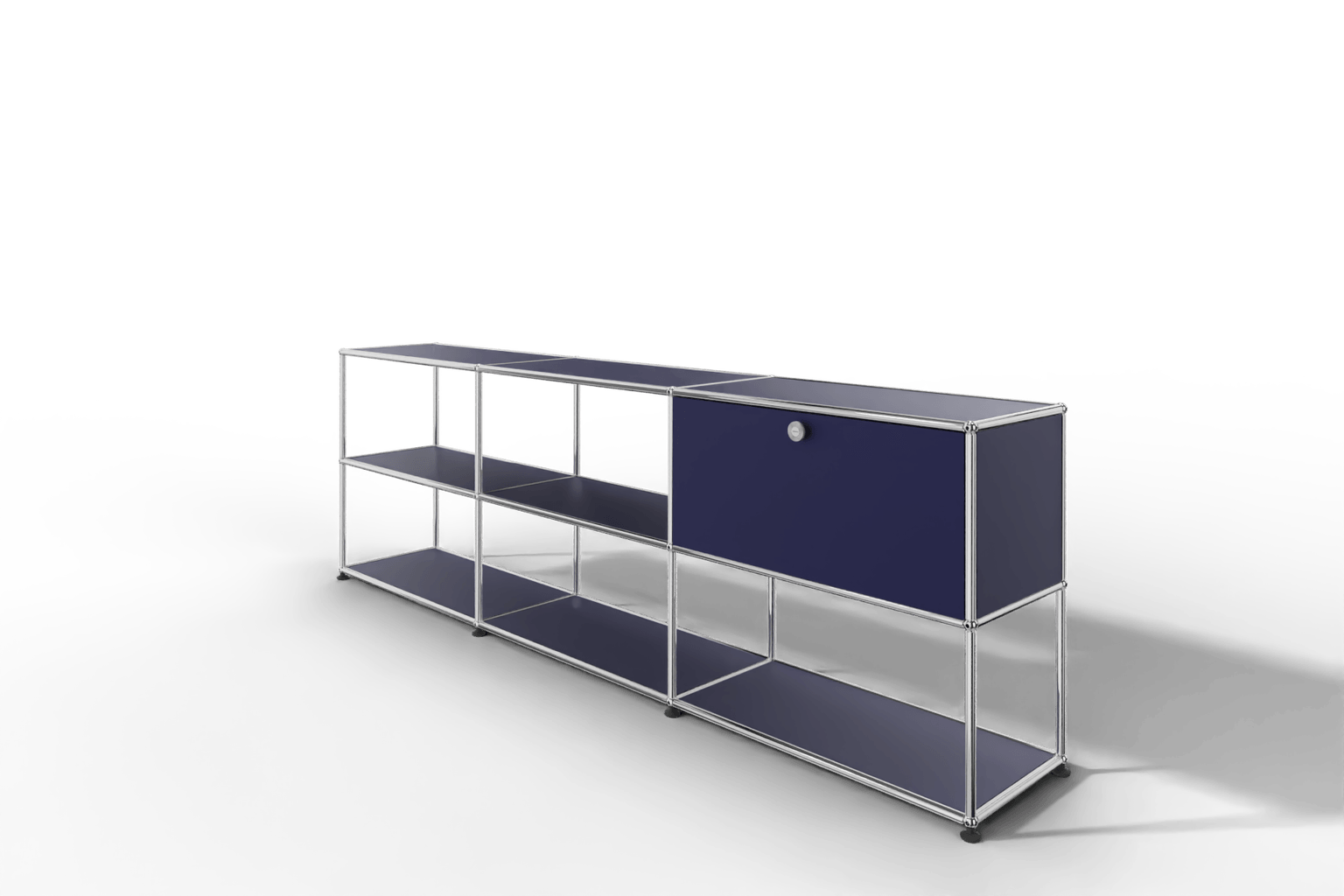 USM Haller Sideboard offen mit einer Klapptüre Produktbild