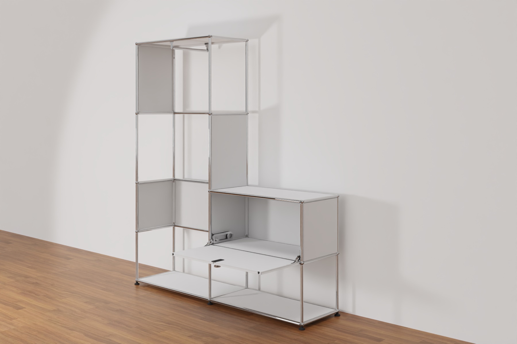 Original USM Haller Garderobe, 24-reinweiss Produktbild