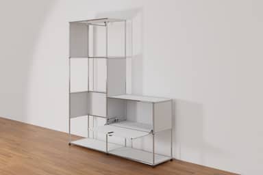 Original USM Haller Garderobe, 24-reinweiss Produktbild