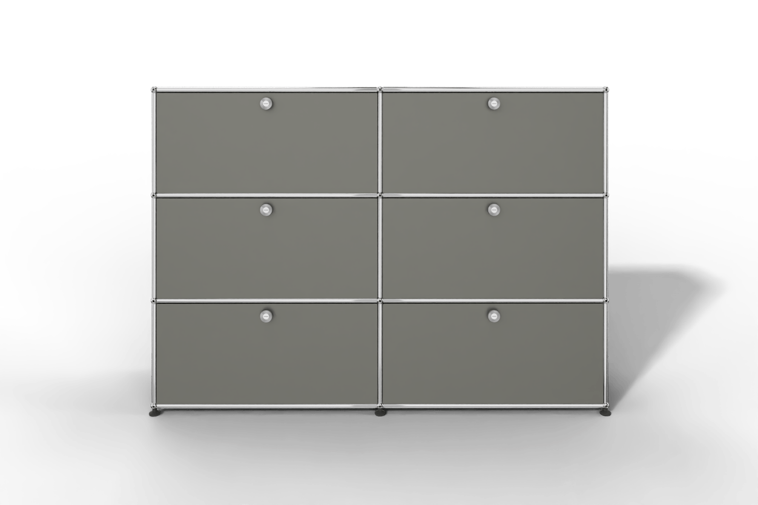USM Haller Highboard, mit 6 Klapptüren, von Paul Schärer & Fritz Haller Produktbild