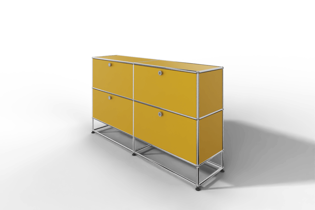 USM Haller Sideboard, mit 4 Klapptüren und Sockel von Paul Schärer & Fritz Haller Produktbild