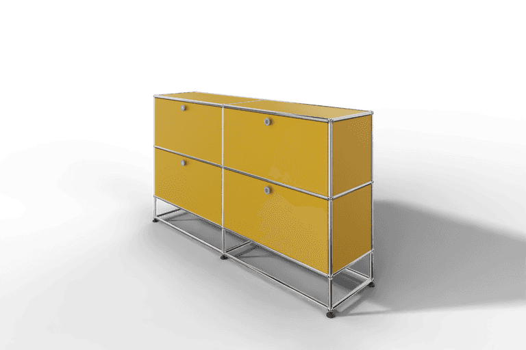 USM Haller Sideboard, mit 4 Klapptüren und Sockel von Paul Schärer & Fritz Haller Produktbild