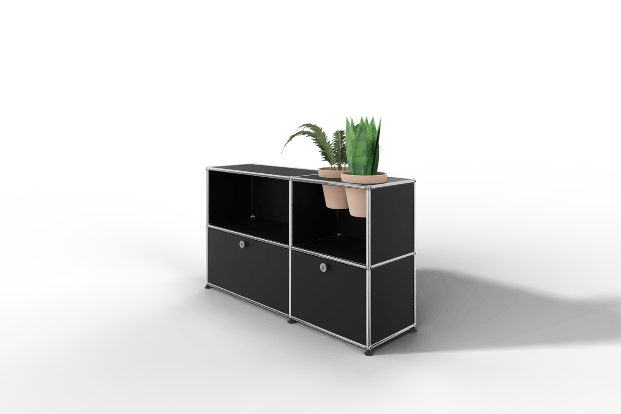 USM Haller Sideboard mit Klapptüren und Pflanzeneinsatz Produktbild
