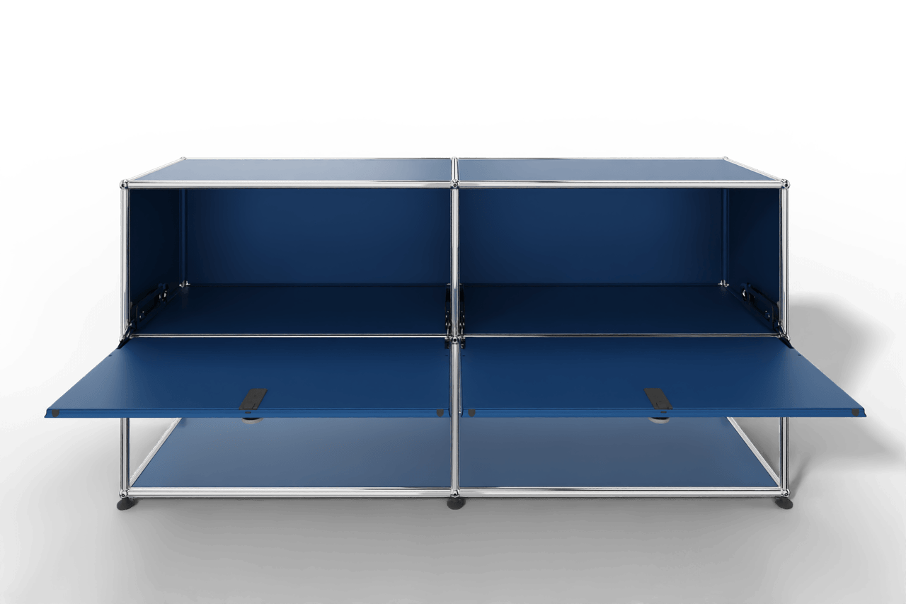USM Haller Sideboard, 2 Klapptüren, untere Ebene offen Produktbild