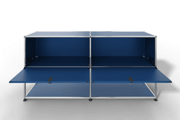 USM Haller Sideboard, 2 Klapptüren, untere Ebene offen Produktbild