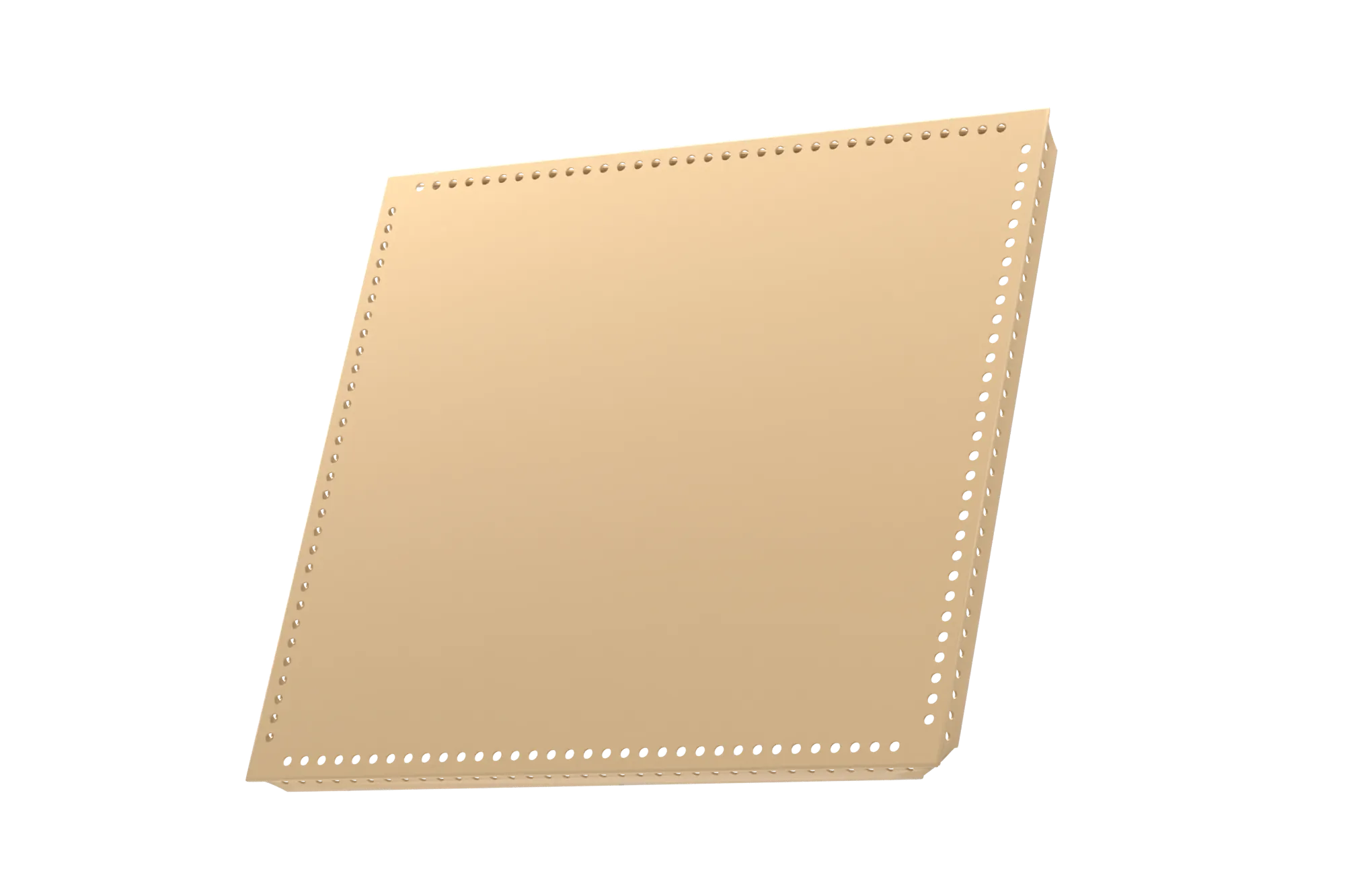 USM Haller Tablar Gelocht Beige 395x350 Produktbild