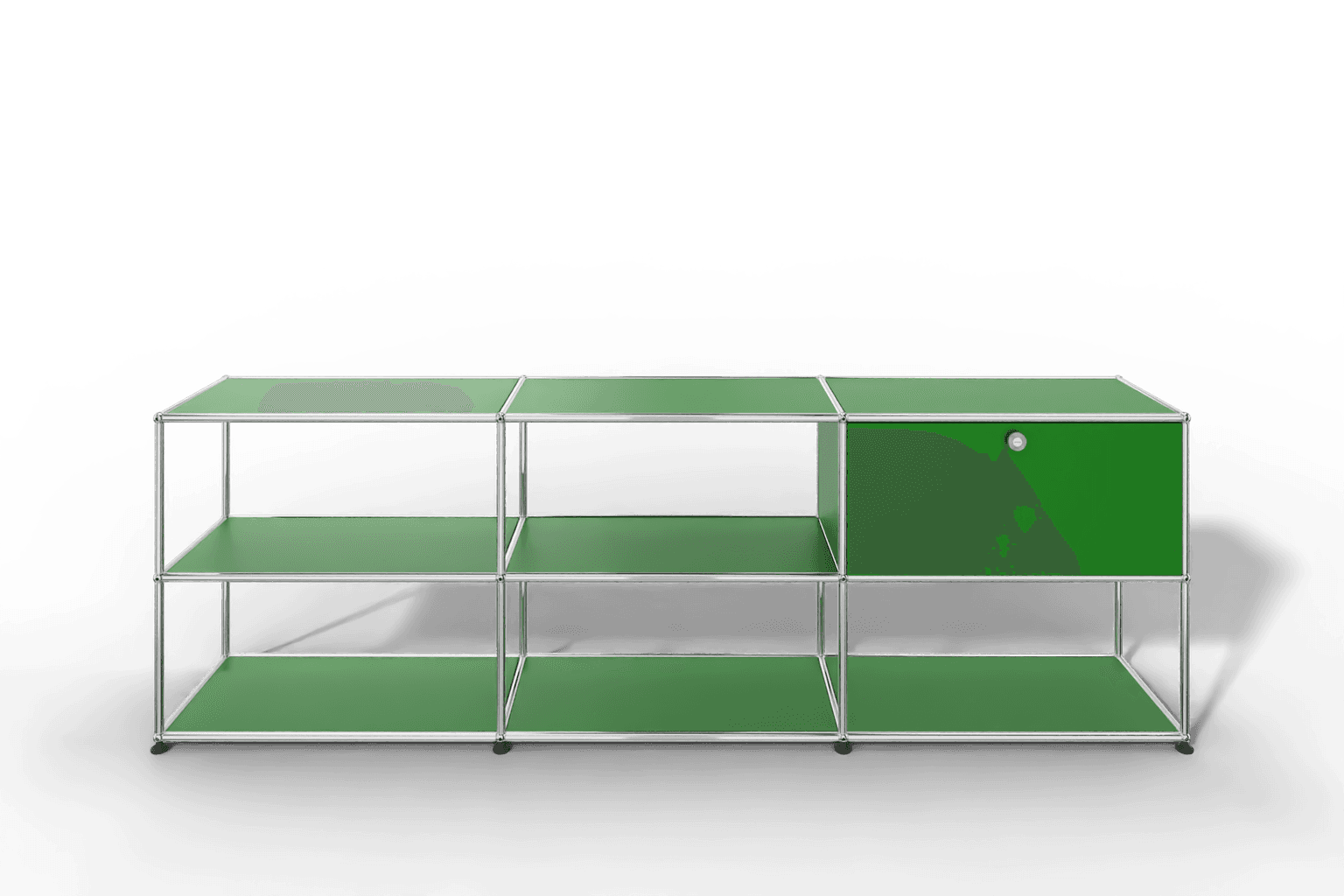USM Haller Sideboard offen mit einer Klapptüre Produktbild