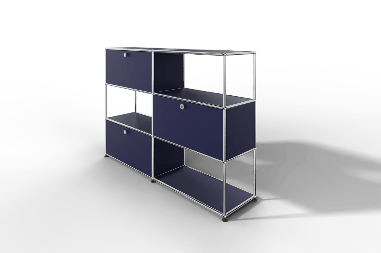USM Haller Highboard/Raumteiler, 3 offene Elemente, 3 Klapptüren Produktbild