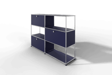USM Haller Highboard/Raumteiler, 3 offene Elemente, 3 Klapptüren Produktbild