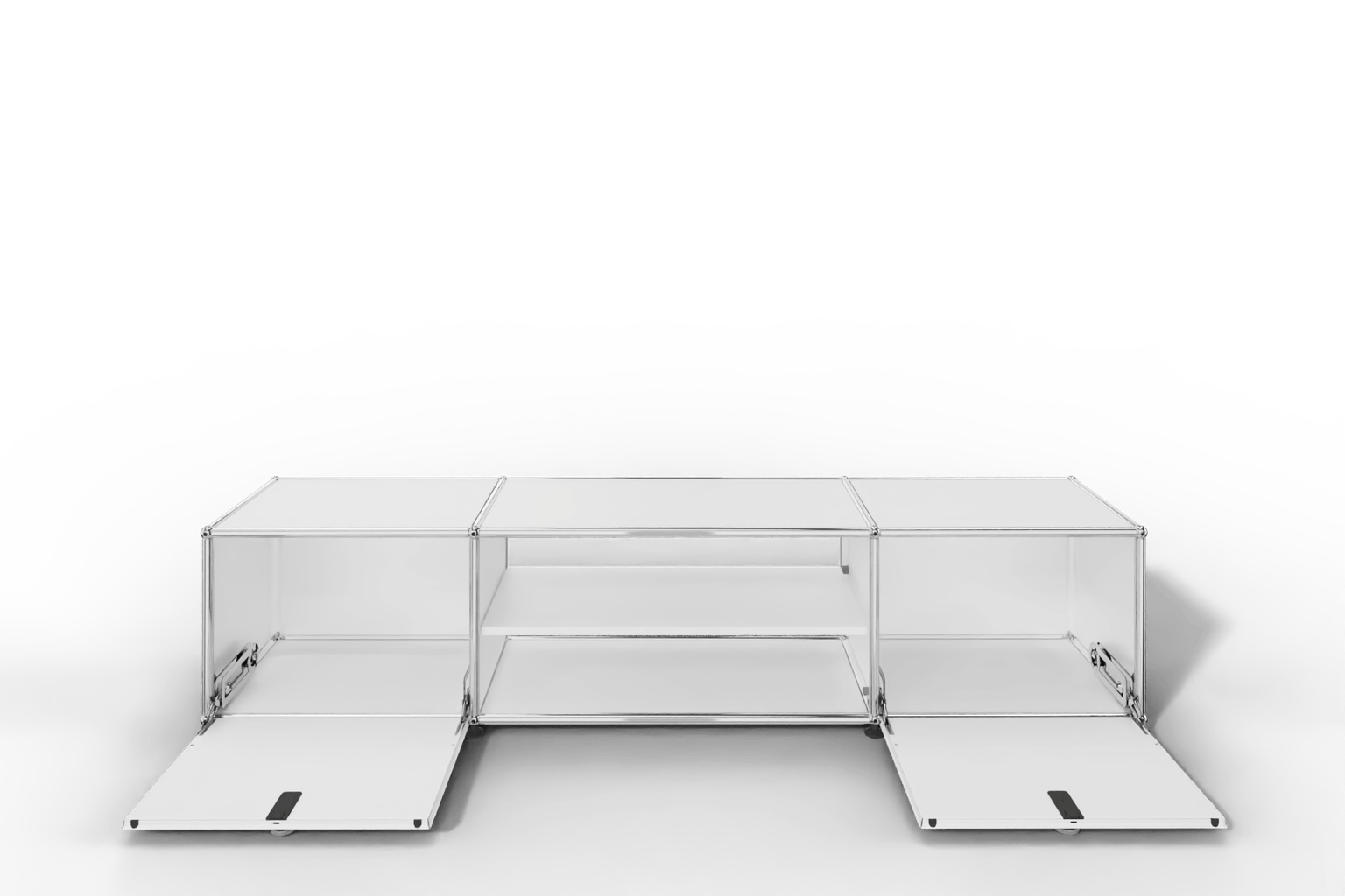 USM Haller TV-Lowboard mit Mittelteil und Zwischentablar Produktbild