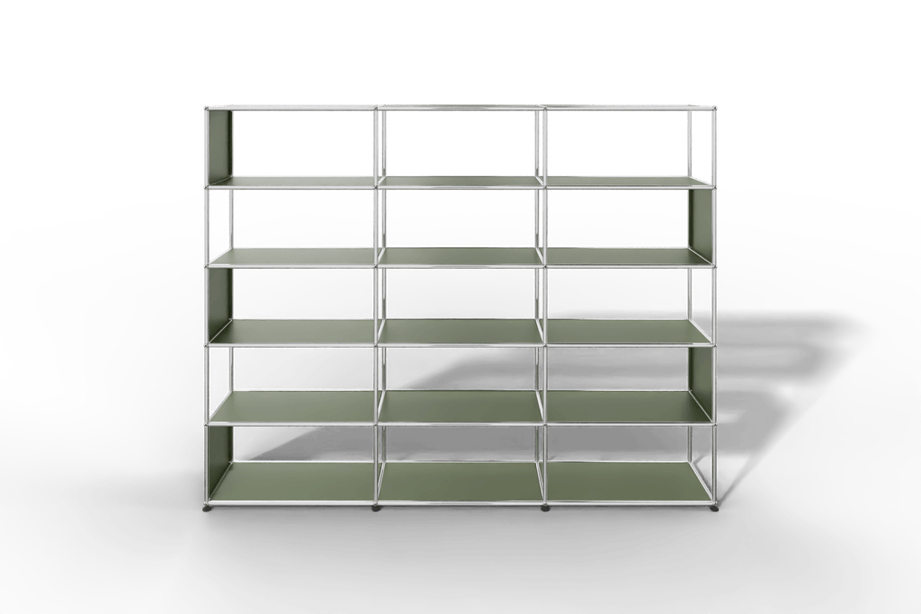 USM Haller Bücherregal, 15 offene Fächer